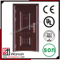 China Single Main Door Design Porte de sécurité en acier